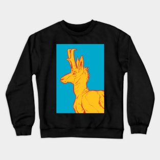 Pronghorn print #2 Crewneck Sweatshirt